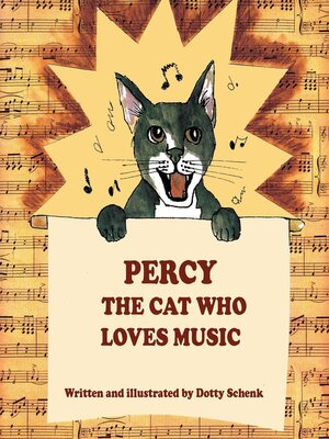cover image of Percy, the Cat Who Loves Music